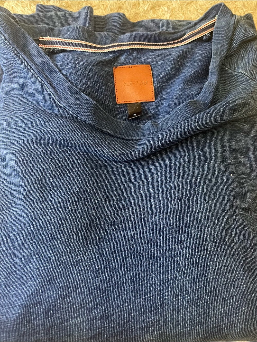 Joe's Jeans Dark Blue/Denim Knit Pullover Size S